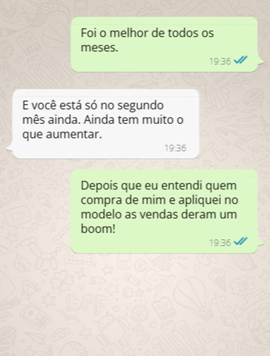 Depoimento de cliente